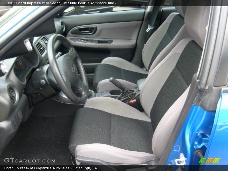 WR Blue Pearl / Anthracite Black 2006 Subaru Impreza WRX Sedan