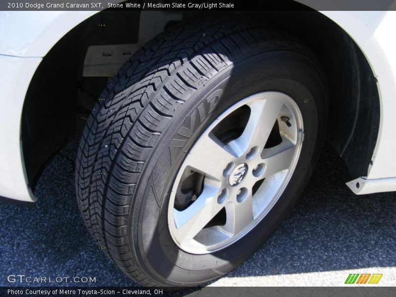 Stone White / Medium Slate Gray/Light Shale 2010 Dodge Grand Caravan SXT