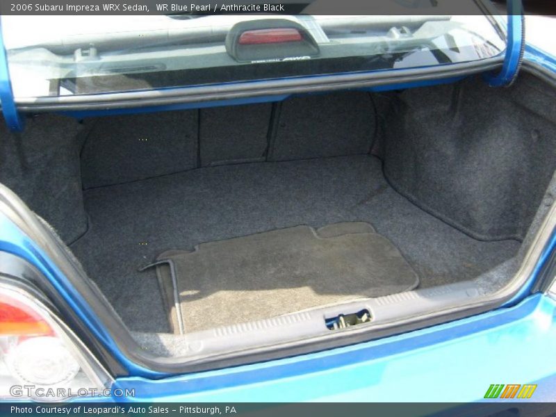 WR Blue Pearl / Anthracite Black 2006 Subaru Impreza WRX Sedan