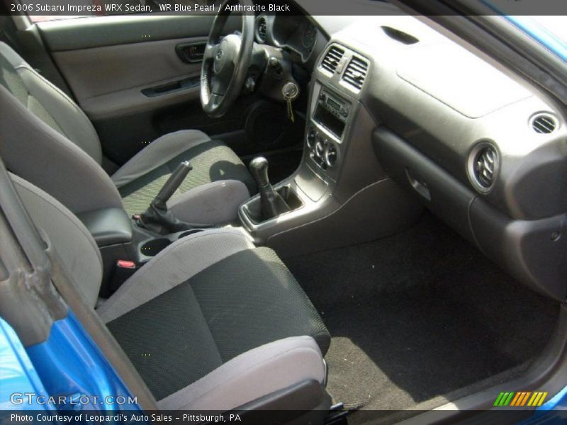 WR Blue Pearl / Anthracite Black 2006 Subaru Impreza WRX Sedan