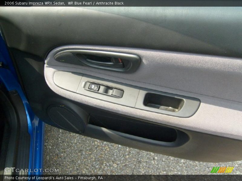 WR Blue Pearl / Anthracite Black 2006 Subaru Impreza WRX Sedan