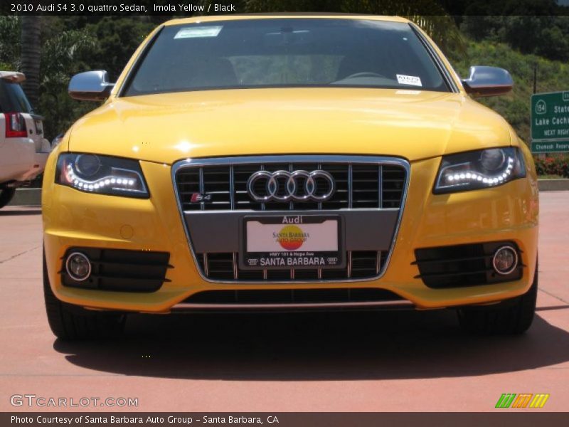 Imola Yellow / Black 2010 Audi S4 3.0 quattro Sedan