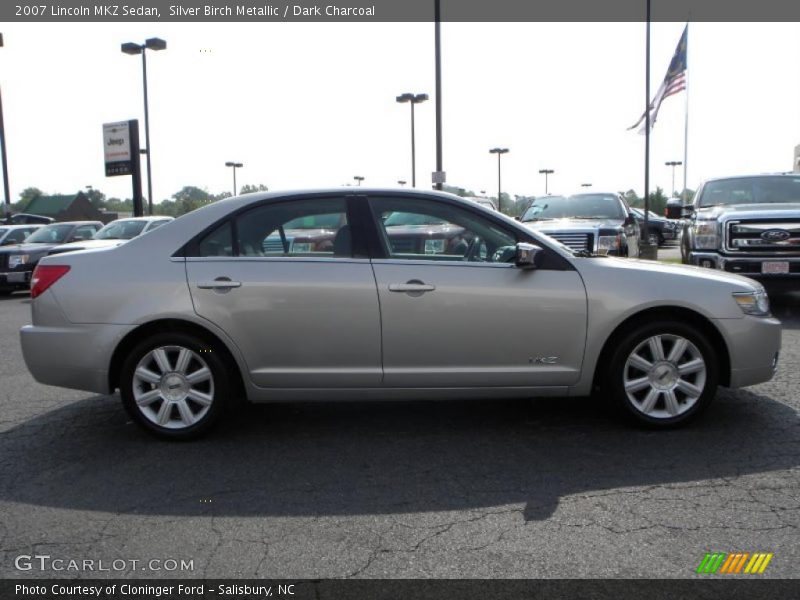 Silver Birch Metallic / Dark Charcoal 2007 Lincoln MKZ Sedan