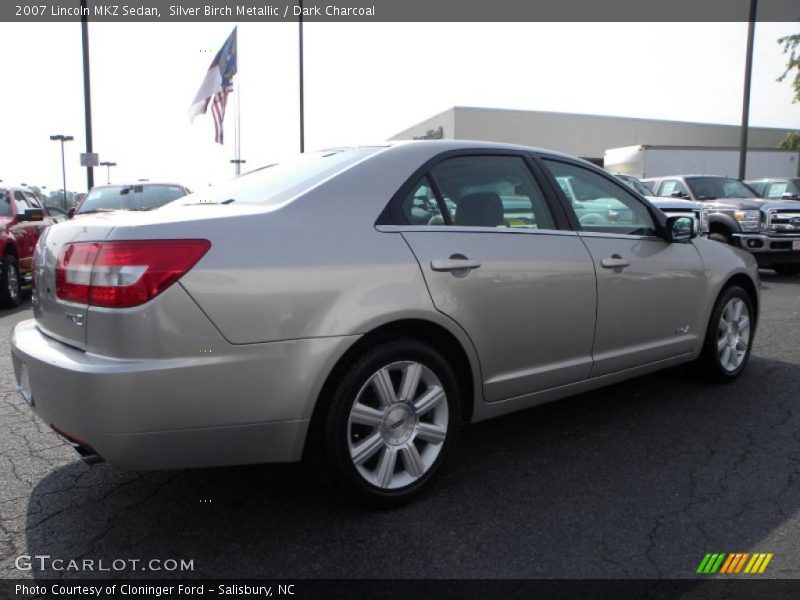 Silver Birch Metallic / Dark Charcoal 2007 Lincoln MKZ Sedan