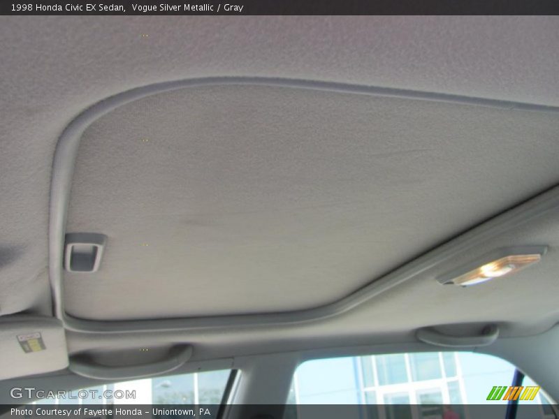 Vogue Silver Metallic / Gray 1998 Honda Civic EX Sedan