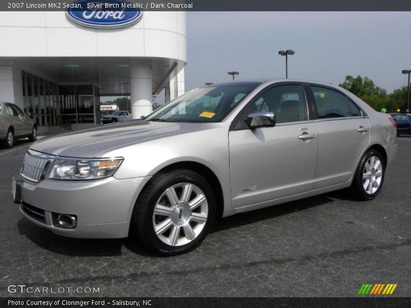 Silver Birch Metallic / Dark Charcoal 2007 Lincoln MKZ Sedan