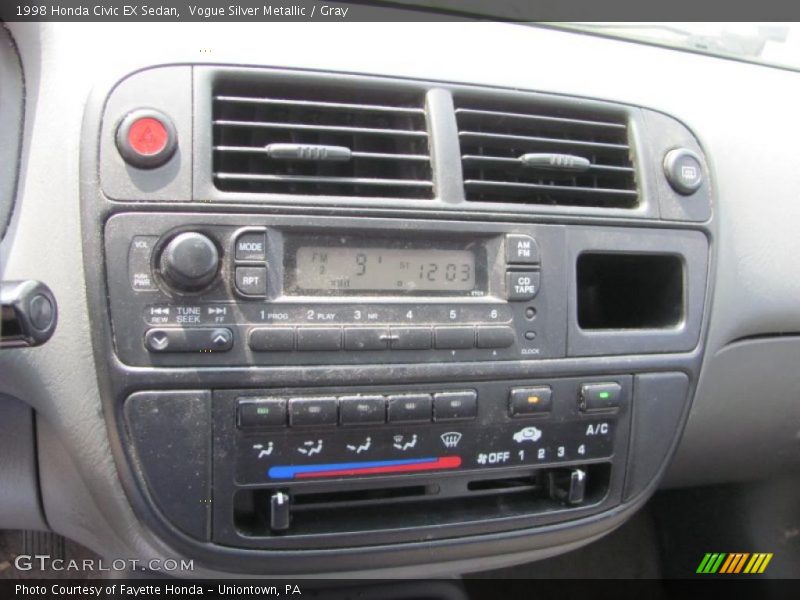 Vogue Silver Metallic / Gray 1998 Honda Civic EX Sedan