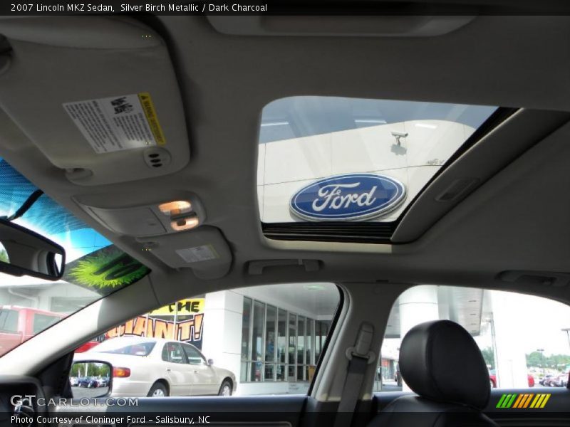 Silver Birch Metallic / Dark Charcoal 2007 Lincoln MKZ Sedan