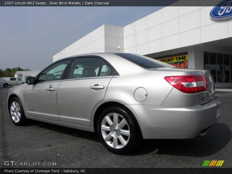 Silver Birch Metallic / Dark Charcoal 2007 Lincoln MKZ Sedan