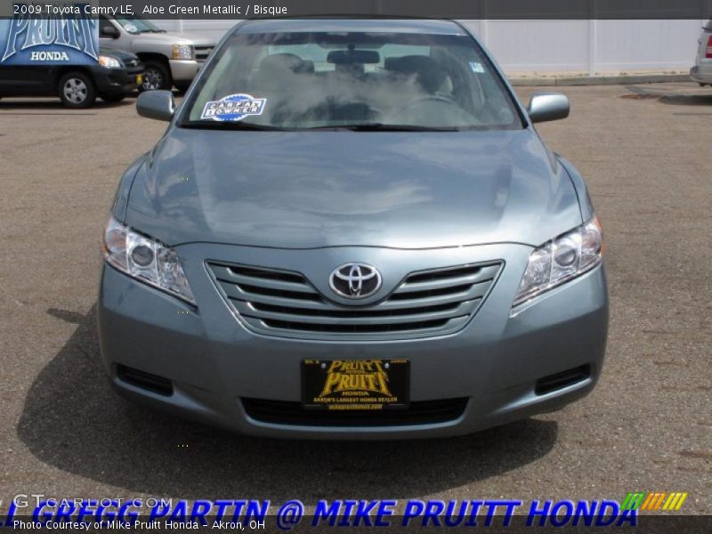 Aloe Green Metallic / Bisque 2009 Toyota Camry LE