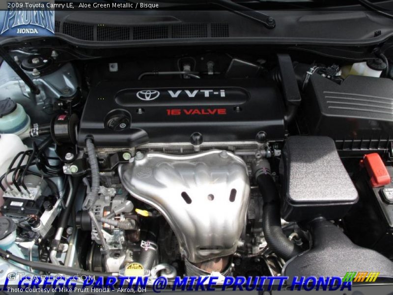 Aloe Green Metallic / Bisque 2009 Toyota Camry LE