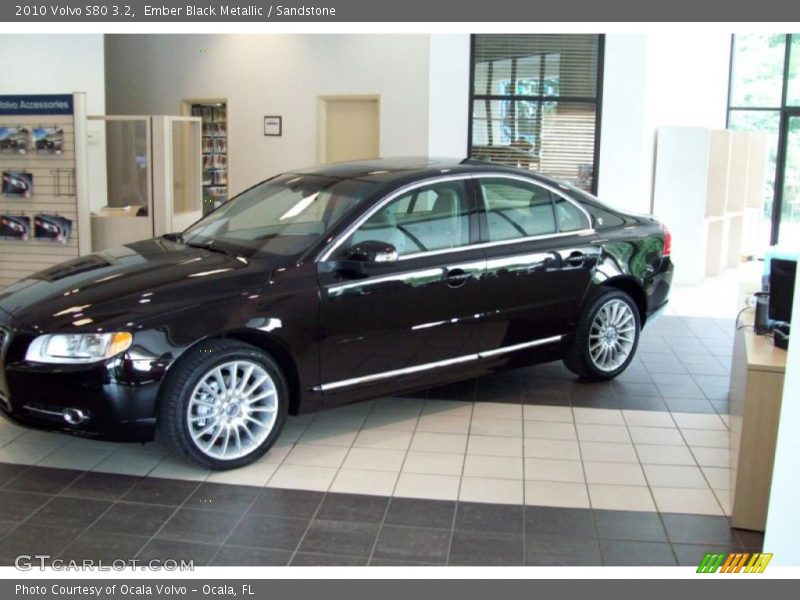 Ember Black Metallic / Sandstone 2010 Volvo S80 3.2