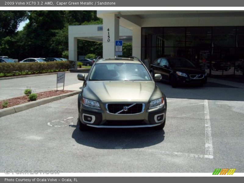 Caper Green Metallic / Sandstone 2009 Volvo XC70 3.2 AWD