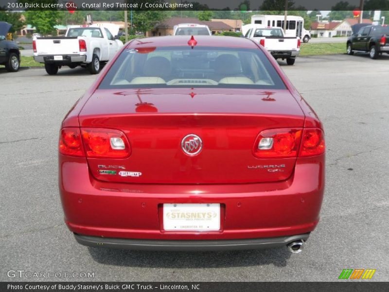 Crystal Red Tintcoat / Cocoa/Cashmere 2010 Buick Lucerne CXL