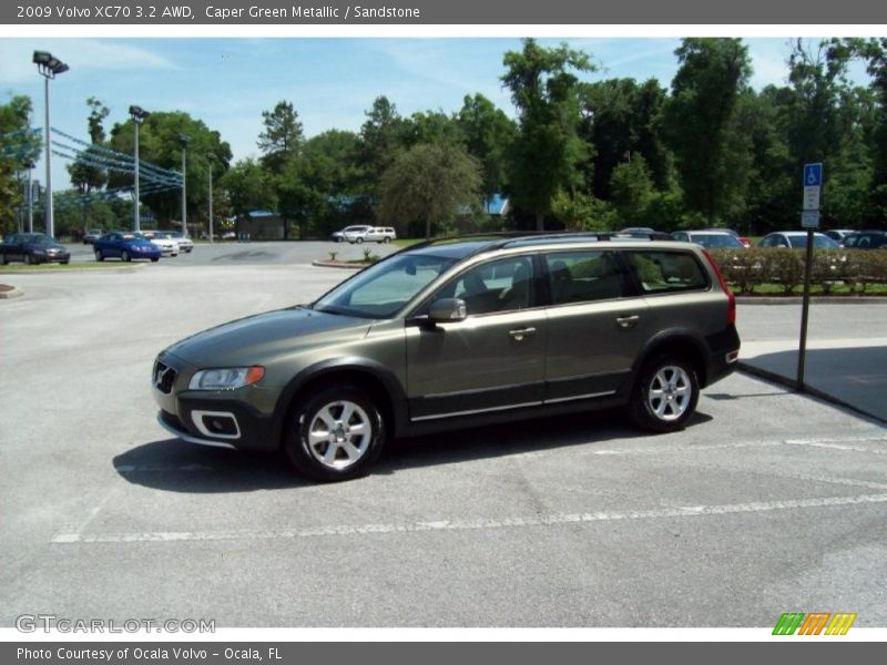Caper Green Metallic / Sandstone 2009 Volvo XC70 3.2 AWD
