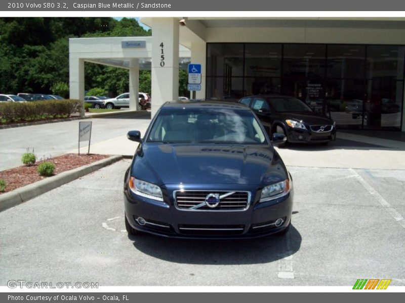 Caspian Blue Metallic / Sandstone 2010 Volvo S80 3.2