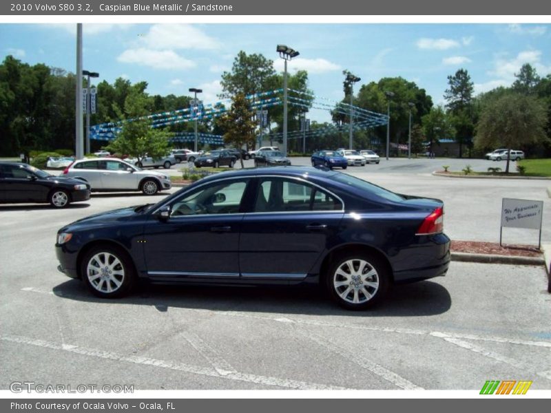 Caspian Blue Metallic / Sandstone 2010 Volvo S80 3.2