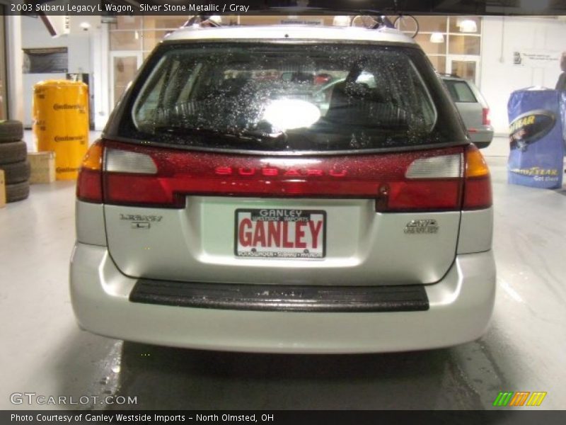 Silver Stone Metallic / Gray 2003 Subaru Legacy L Wagon