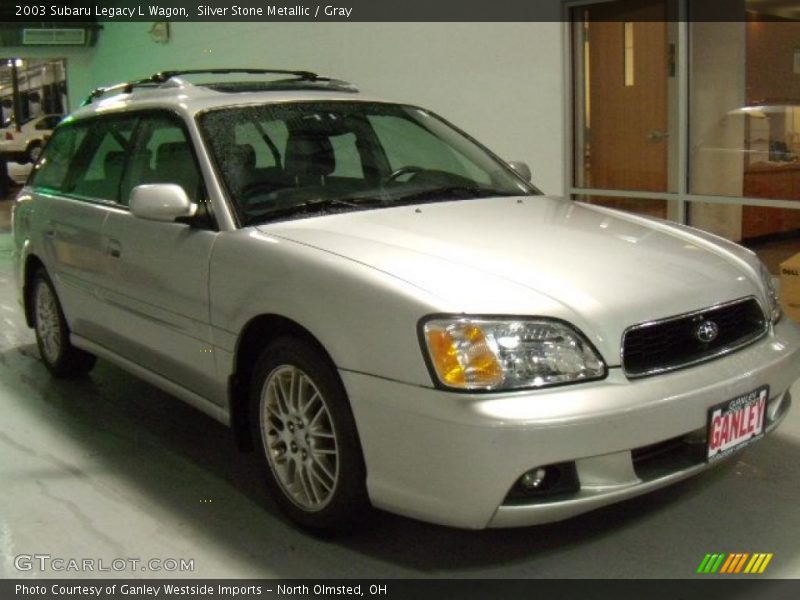 Silver Stone Metallic / Gray 2003 Subaru Legacy L Wagon