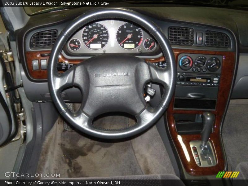 Silver Stone Metallic / Gray 2003 Subaru Legacy L Wagon