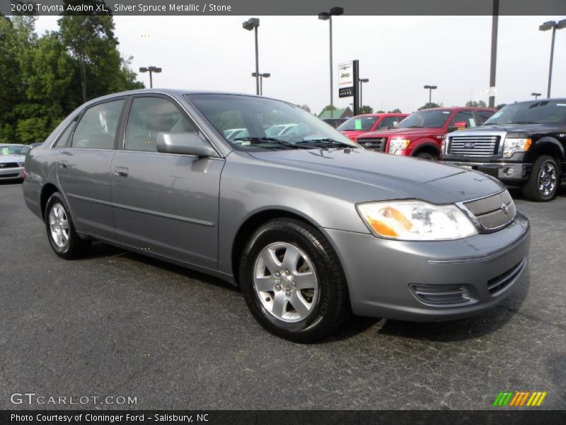 Silver Spruce Metallic / Stone 2000 Toyota Avalon XL