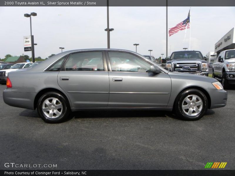 Silver Spruce Metallic / Stone 2000 Toyota Avalon XL