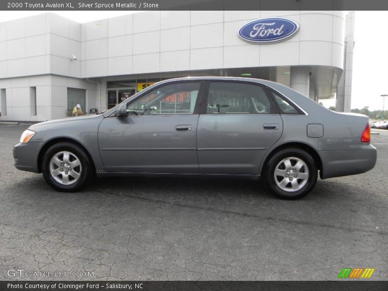 Silver Spruce Metallic / Stone 2000 Toyota Avalon XL