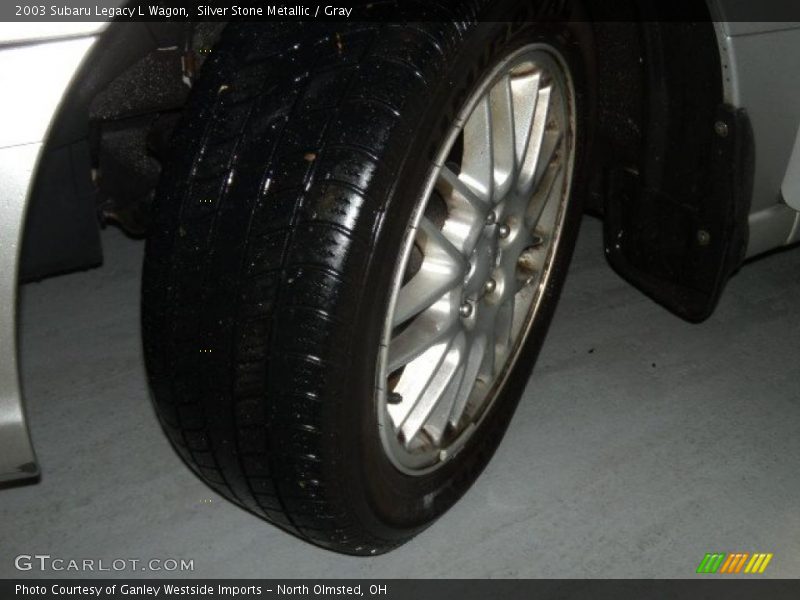 Silver Stone Metallic / Gray 2003 Subaru Legacy L Wagon