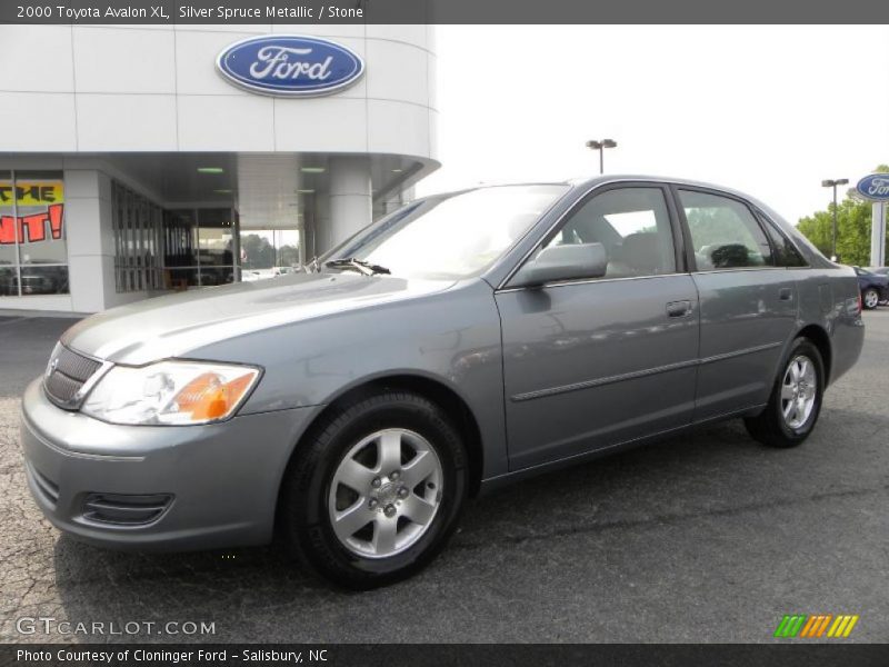 Silver Spruce Metallic / Stone 2000 Toyota Avalon XL