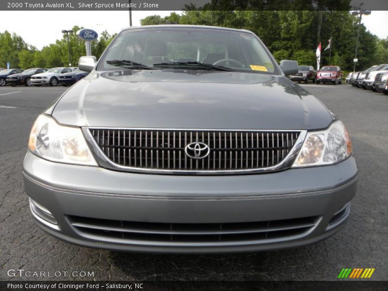 Silver Spruce Metallic / Stone 2000 Toyota Avalon XL