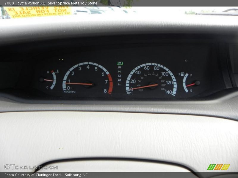 Silver Spruce Metallic / Stone 2000 Toyota Avalon XL
