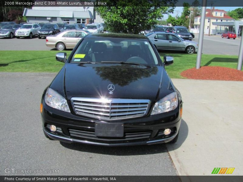 Black / Black 2008 Mercedes-Benz C 300 4Matic Luxury