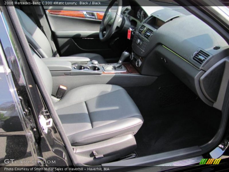 Black / Black 2008 Mercedes-Benz C 300 4Matic Luxury