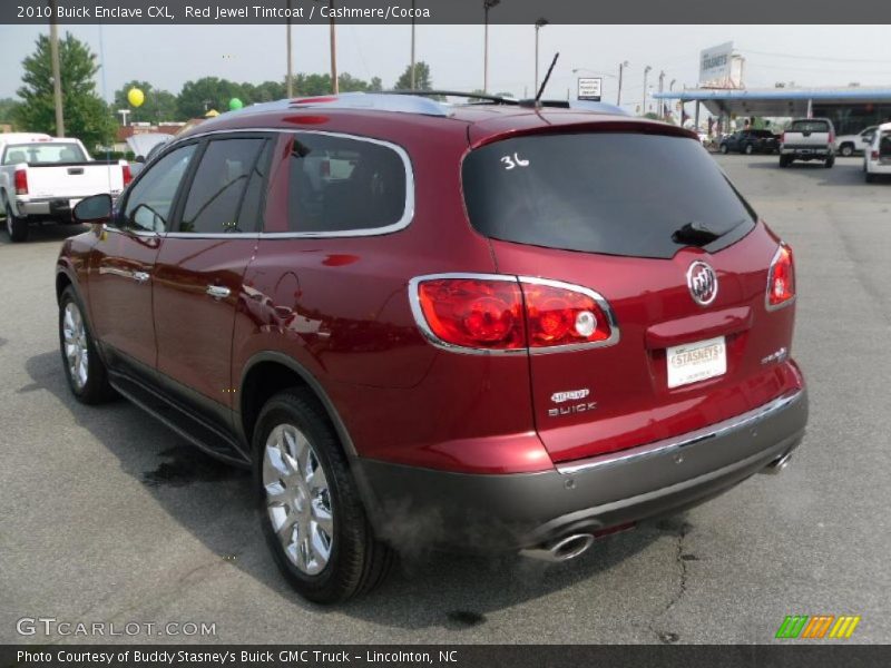 Red Jewel Tintcoat / Cashmere/Cocoa 2010 Buick Enclave CXL