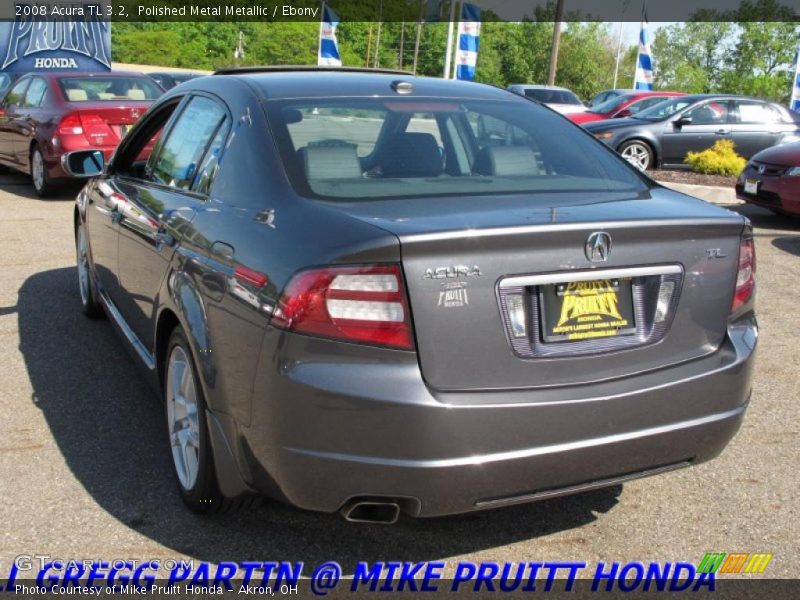 Polished Metal Metallic / Ebony 2008 Acura TL 3.2