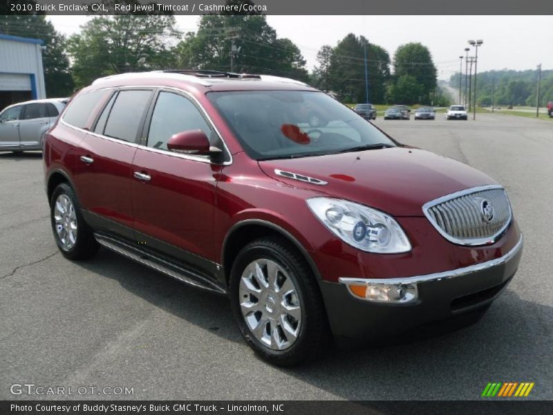 Red Jewel Tintcoat / Cashmere/Cocoa 2010 Buick Enclave CXL