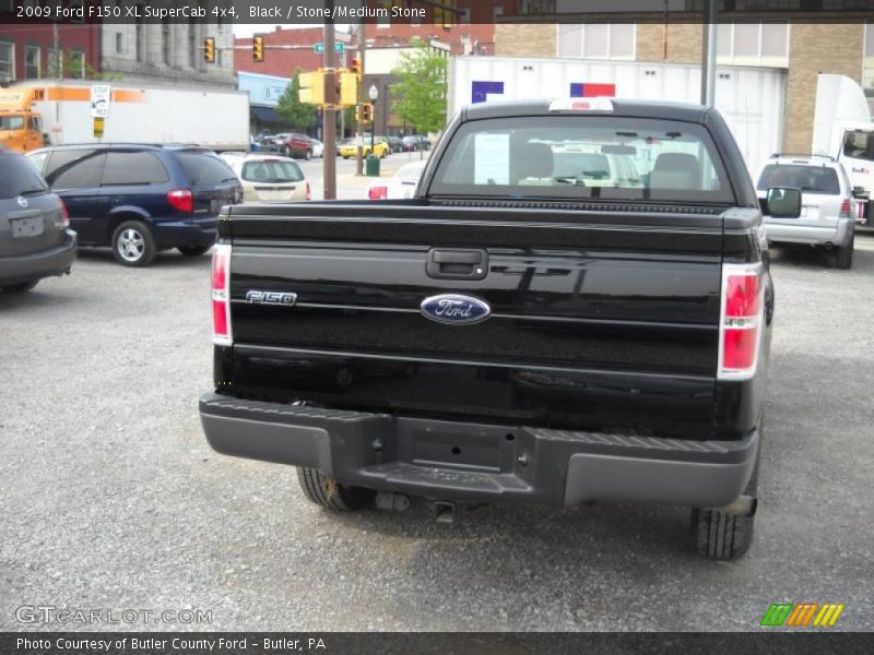 Black / Stone/Medium Stone 2009 Ford F150 XL SuperCab 4x4