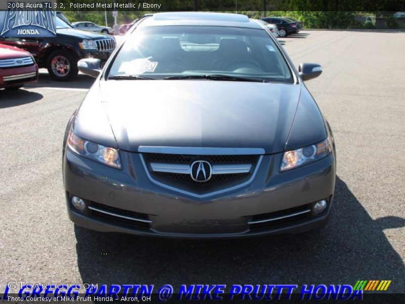 Polished Metal Metallic / Ebony 2008 Acura TL 3.2