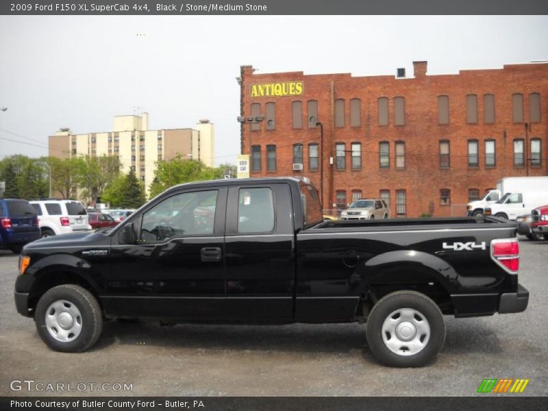 Black / Stone/Medium Stone 2009 Ford F150 XL SuperCab 4x4