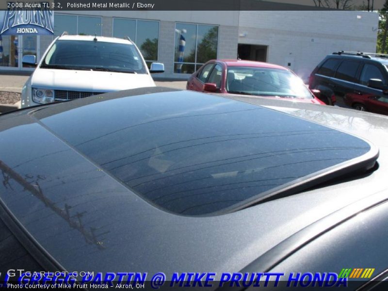 Polished Metal Metallic / Ebony 2008 Acura TL 3.2