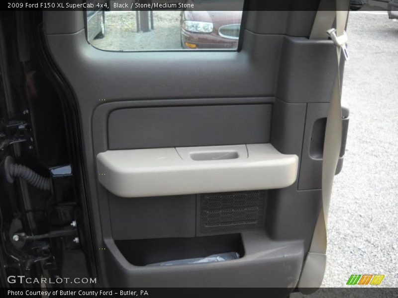 Black / Stone/Medium Stone 2009 Ford F150 XL SuperCab 4x4