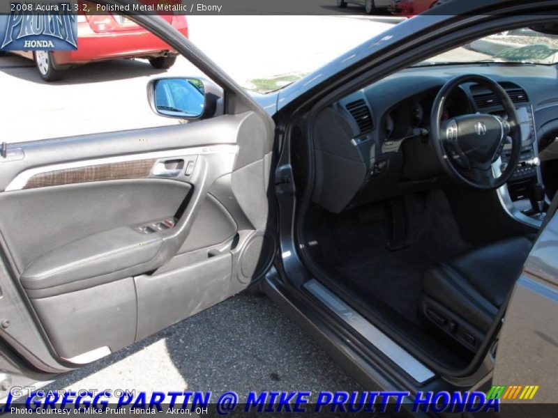 Polished Metal Metallic / Ebony 2008 Acura TL 3.2