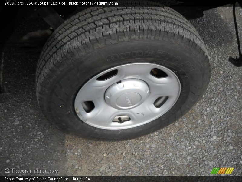 Black / Stone/Medium Stone 2009 Ford F150 XL SuperCab 4x4