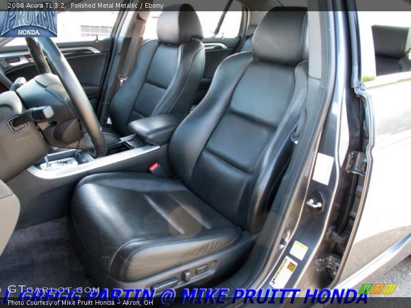Polished Metal Metallic / Ebony 2008 Acura TL 3.2