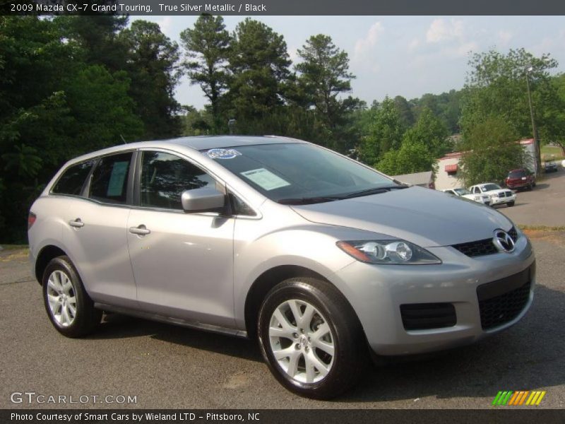 True Silver Metallic / Black 2009 Mazda CX-7 Grand Touring