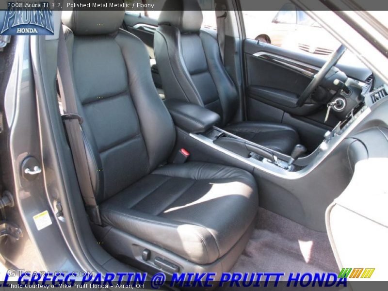 Polished Metal Metallic / Ebony 2008 Acura TL 3.2