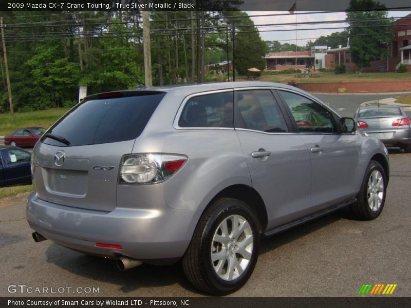 True Silver Metallic / Black 2009 Mazda CX-7 Grand Touring