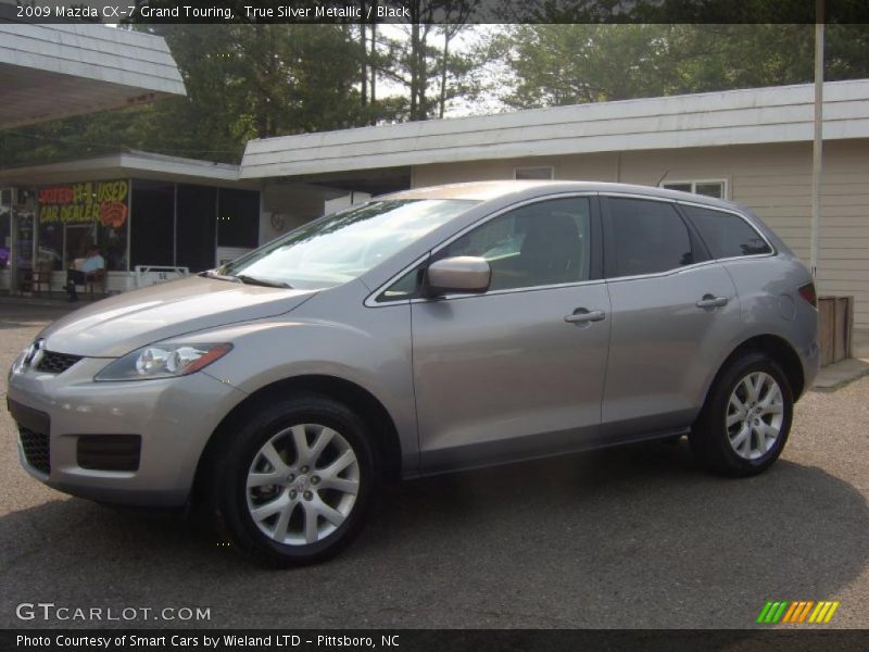 True Silver Metallic / Black 2009 Mazda CX-7 Grand Touring