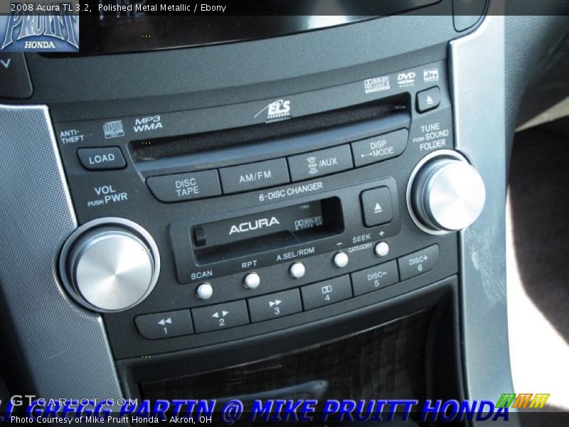 Polished Metal Metallic / Ebony 2008 Acura TL 3.2