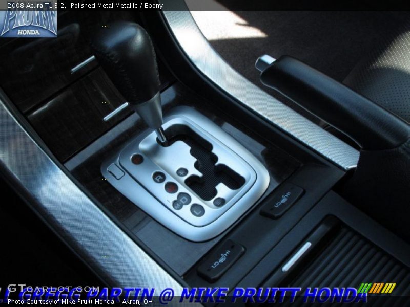 Polished Metal Metallic / Ebony 2008 Acura TL 3.2